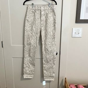 Express zebra print pants